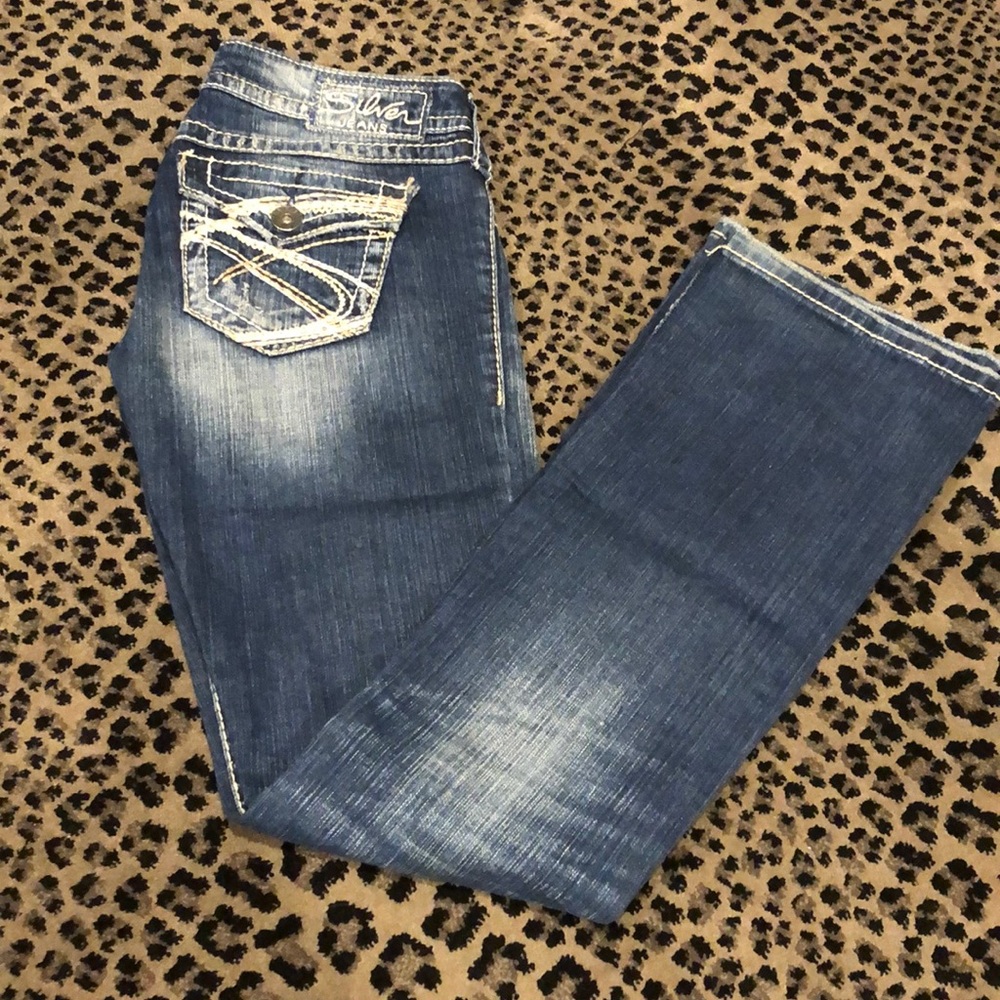Silver Pioneer Bootcut Jeans